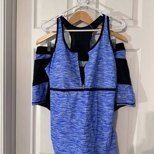 Free Country Blue and Black‎ Swim Set